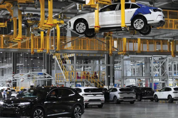 مصنع سيارات كهربائية تابع لشركة فينفاست في فيتنام (أ.ف.ب)