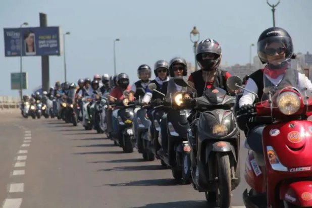 في جولة على ساحل البحر (موقع ألكسندريا سكوتر رايدرز كلوب)