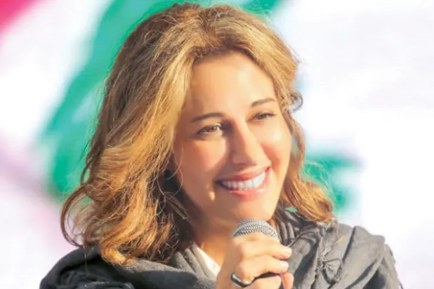 باسكال صقر فنانة القضية اللبنانية