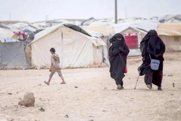 Kuzey ve Doğu Suriye Özerk Yönetimi, Haseke'deki el-Hol Mülteci Kampı dosyasının kapatılması için yardım istedi (AP)