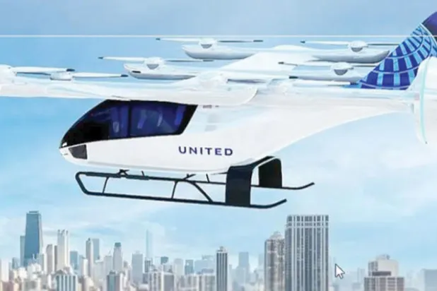 أسطول من سيّارات الأجرة الكهربائية الطائرة في المدن