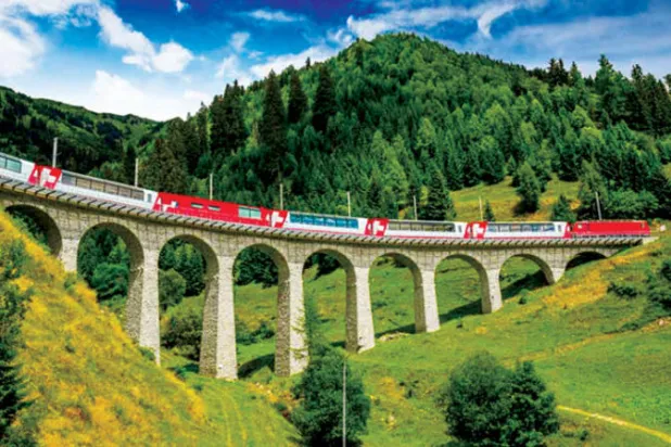 رحلة للقطار الجديد (السكك الحديدية السويسرية)