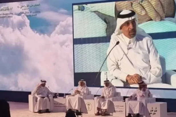 Suudi bakanların katıldıkları, Riyad'da düzenlenen tarım sergisi ve forumunun açılışından bir kesit (Fotoğraf: Abdulaziz Al-Arifi)