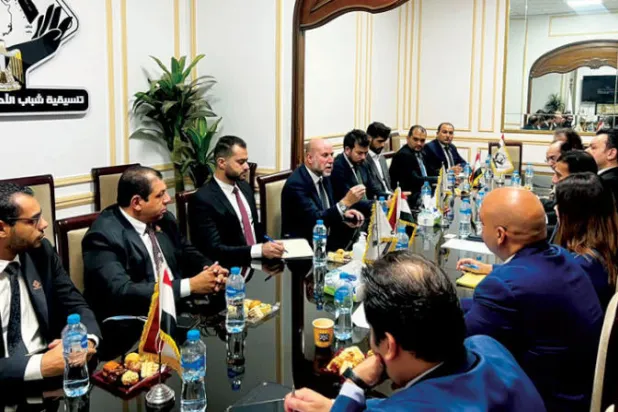 جانب من اجتماعات «تنسيقية شباب الأحزاب» (الصفحة الرسمية للتنسيقية)