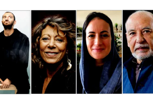 الطاهر بن جلون  -  نوريا جارسيا ماسيب  -  باربارا كاسان  -  سبيل غصوب (تصوير باتريس نورمان)