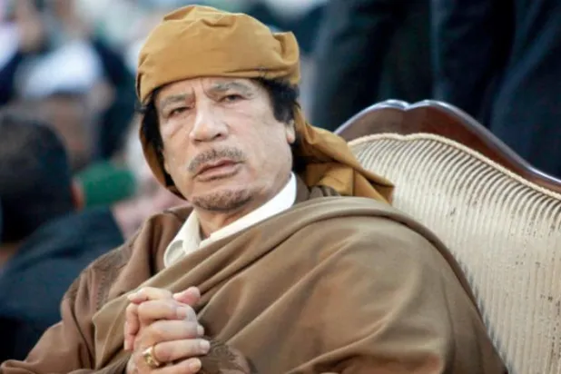 Late Libyan leader Moammar al-Gaddafi. (Reuters)