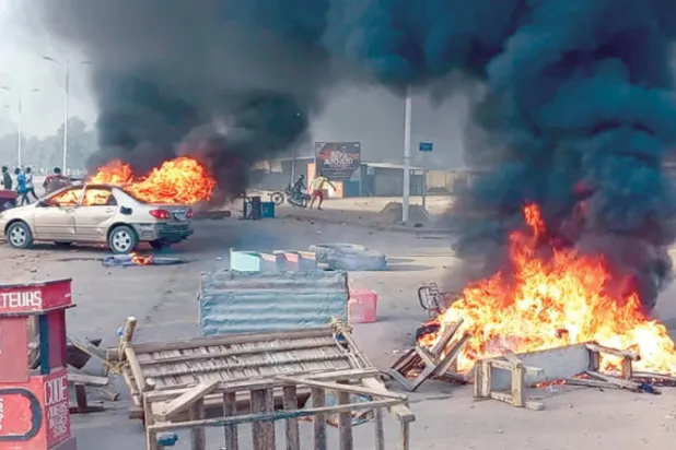 مظاهرات خرجت في العاصمة انجامينا صباح الخميس، وفي مدن عديدة أخرى بشكل متزامن (ا.ب)