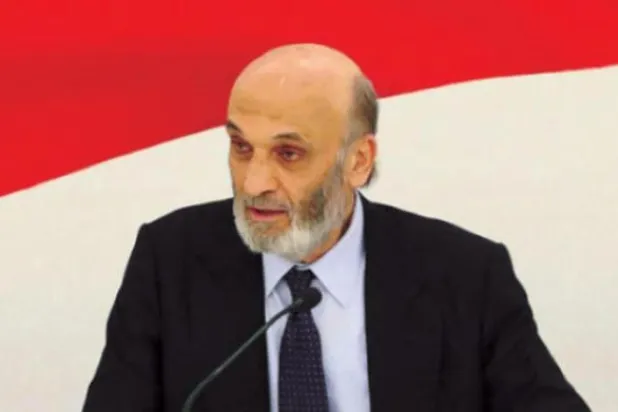 سمیر جعجع کو دیکھا جا سکتا ہے (لبنانی فورسز ویب سائٹ)