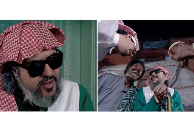 خالد سامي في مشهد من أعماله التلفزيونية الرمضانية  -  الفنان السعودي خالد سامي
