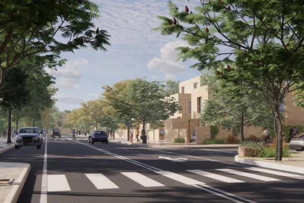 يتضمن الحي النموذجي أكثر من 700 قطعة أرض تتنوع بين السكني والتجاري (الشرق الأوسط)