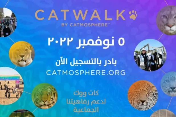 تعد «كات ووك» السنوية مسيرة توعوية تمتد لمسافة 7 كيلومترات (الشرق الأوسط)