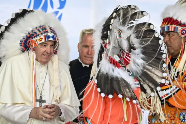 البابا فرنسيس اعتذر عن الانتهاكات في مدارس السكان الأصليين التي كانت تديرها الكنيسة (ا.ف.ب)