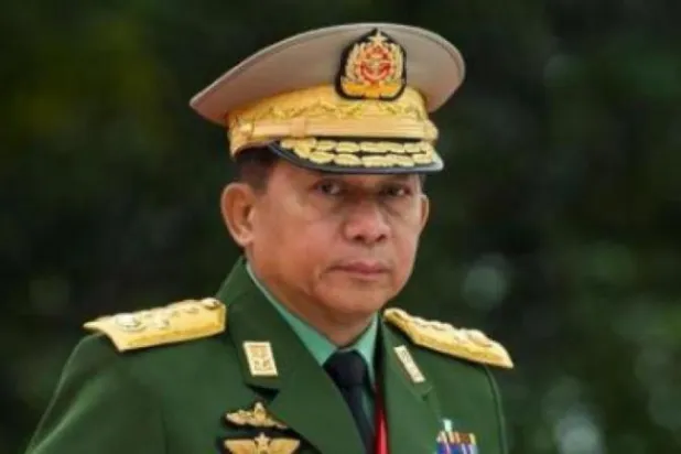 رئيس أركان القوات العسكرية في ميانمار مين أونغ هلاينغ (أرشيفية - أ.ف.ب)