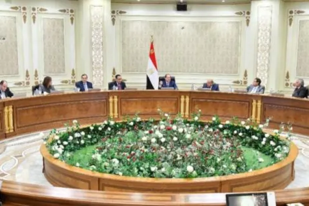 الرئيس المصري عبد الفتاح السيسي يلتقي رابطة رجال الأعمال القطريين لتعزيز التعاون (الرئاسة المصرية)