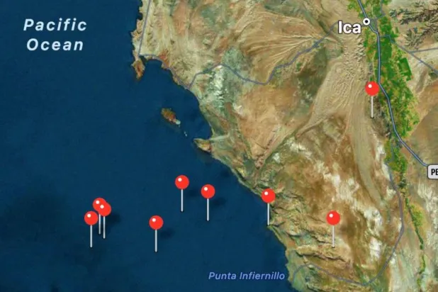 البيرو تقع على حزام النار في المحيط الهادئ وهي نقطة نشاط زلزالي (تويتر)