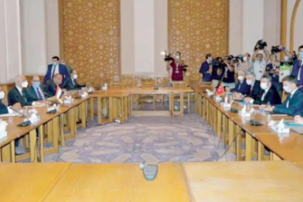 جولة المباحثات الاستكشافية الأولى بين مصر وتركيا في القاهرة العام الماضي (الخارجية المصرية)