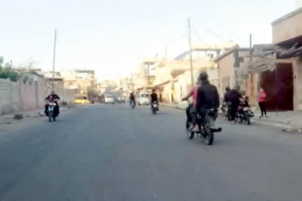  İntihar saldırısının gerçekleştiği Dera el-Beled kentindeki El-Erbain semti (Şarku’l Avsat)