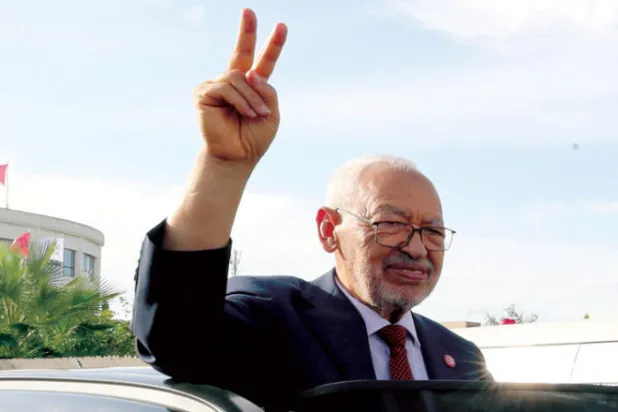 راشد الغنوشي رئيس حركة النهضة (إ.ب.أ)