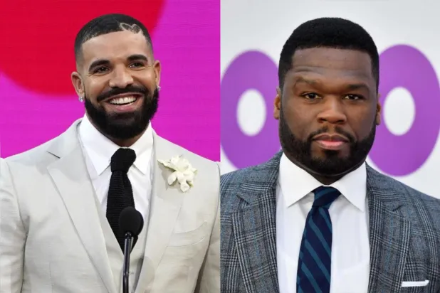 Drake, 2020'ye girerken yayımlanan röportajında 50 Cent'in kendisini olumlu etkilediğini söylemişti (Reuters)

