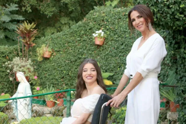 جاكلين خوري وابنتها غابريال... الحب الصافي