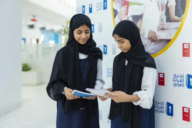 جانب من فعاليات تحدي القراءة العربي (الشرق الأوسط)