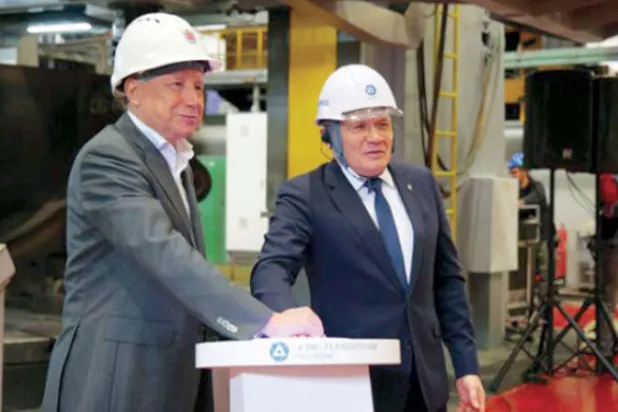 مدير عام «روساتوم» يعطي إشارة البدء لتصنيع المفاعل النووي للوحدة الأولى بمحطة «الضبعة» النووية (أرشيفية)