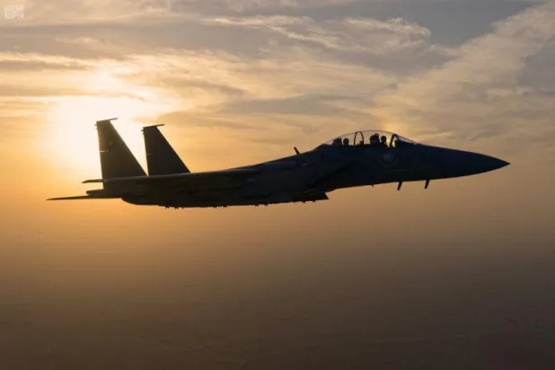 مقاتلة (ف-15) تابعة للقوات الجوية الملكية السعودية (أرشيفية - واس)