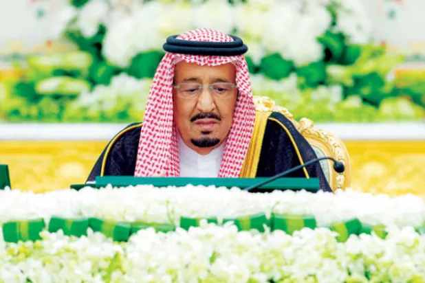 خادم الحرمين الشريفين مترئساً جلسة مجلس الوزراء بمدينة الرياض (واس)