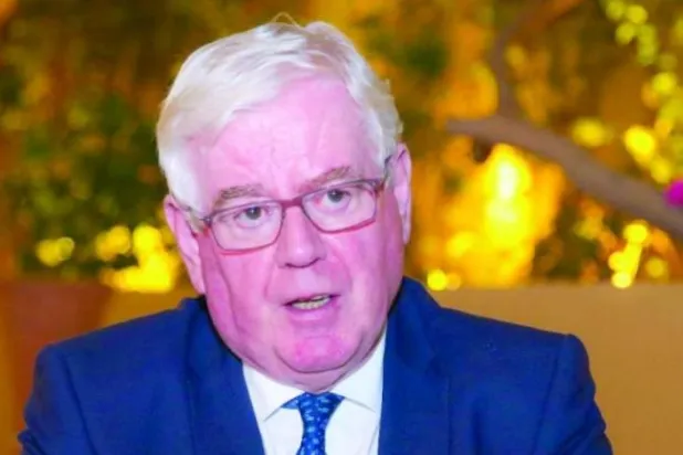 EU’s special representative for human rights Gilmore (Asharq Al-Awsat)
