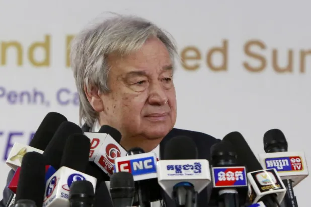 الأمين العام للأمم المتحدة أنطونيو غوتيريش (إ.ب.أ)