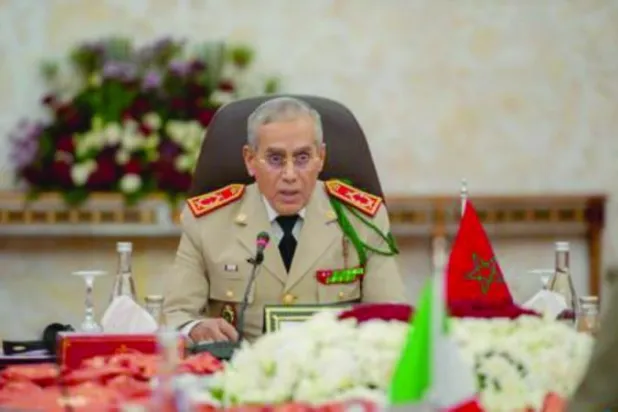 فاروق بلخير المفتّش العام للقوات المسلحة الملكية قائد المنطقة العسكرية (الشرق الأوسط)