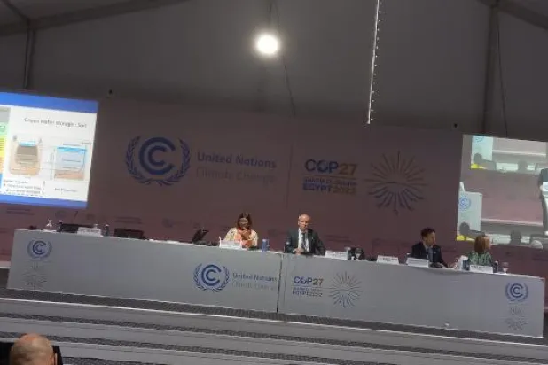 جلسة «المياه الخضراء» ضمن قمة المناخ (الشرق الأوسط)