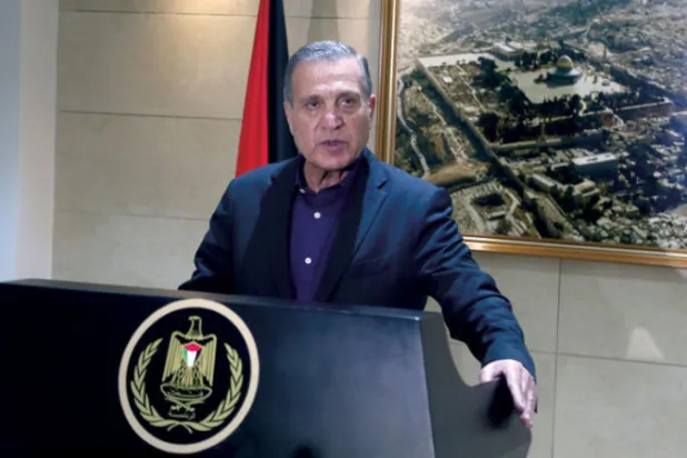 الناطق باسم الرئاسة الفلسطينية نبيل أبو ردينة (غيتي)