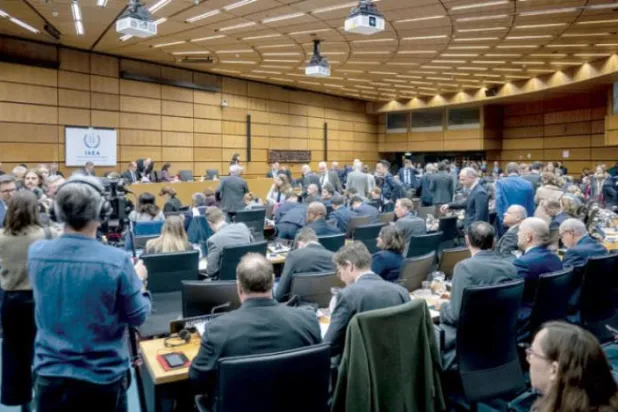 The quarterly meeting of the IAEA Board of Governors in Vienna on Wednesday (EPA)