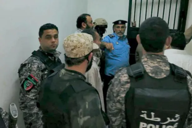 Prisoners at the “Correction and Rehabilitation Institution” in Zliten city (File photo from the Ministry of Justice)