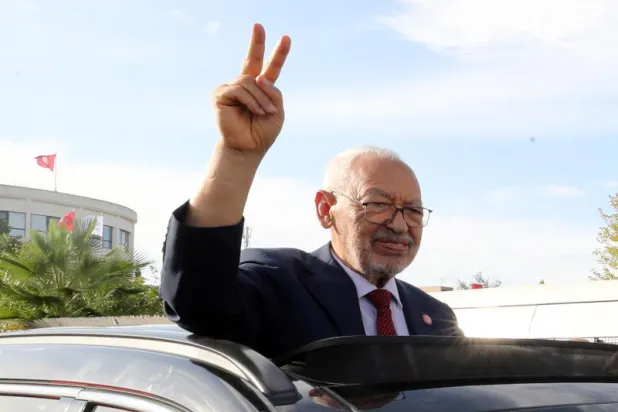 راشد الغنوشي رئيس حركة «النهضة» (إ.ب.أ)