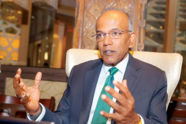 وزير الداخلية السنغافوري (تصوير سعد الدوسري)