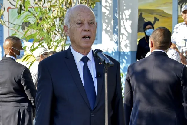 الرئيس التونسي قيس سعيد (أ.ف.ب)