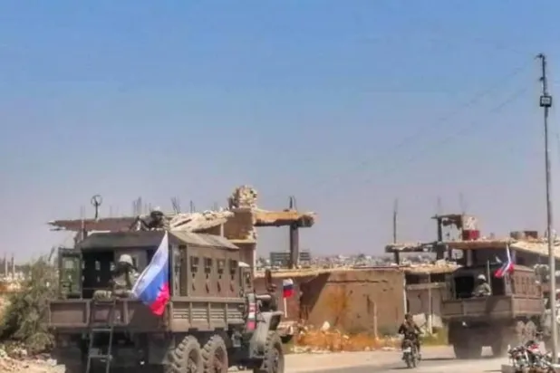 Dera’daki Rus devriyesi (Şarku’l Avsat)