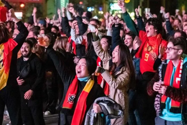 نسب عدد المشاهدين لكأس العالم في قطر كبيرة جداً (أ.ف.ب)