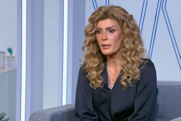 صورة للفنانة الأردنية خلال ظهورها على قناة «أون»