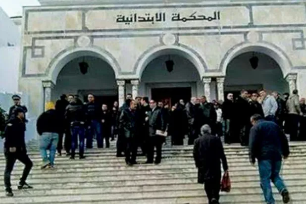 المحكمة الابتدائية في العاصمة التونسية (الشرق الأوسط)