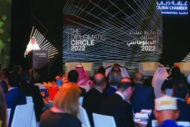 Dubai Chambers Chairman Abdul Aziz al-Ghurair at the Diplomatic Circle 2022. (WAM)
