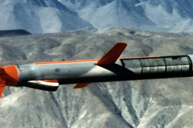 صاروخ كروز أميركي الصنع من طراز توماهوك (أرشيفية-رويترز)