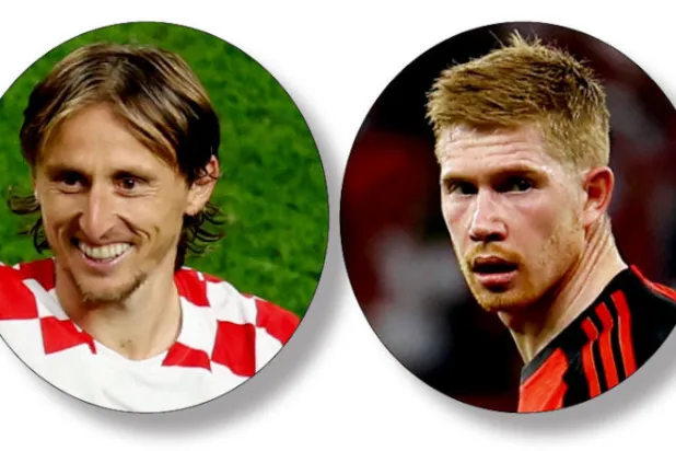 دي بروين صانع ألعاب بلجيكا  -  مودريتش قائد كرواتيا وأسطورتها (رويترز)