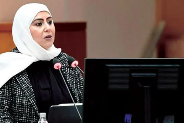 Bakan Bugamaz sorgulama oturumu sırasında (Şarku’l Avsat)