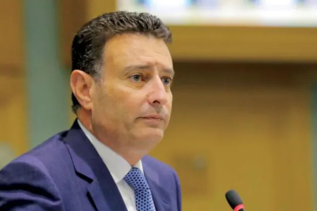 Jordan’s new Parliament speaker, Ahmed Al-Safadi. (Asharq Al-Awsat)