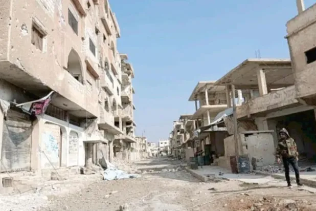 Dera'da terör örgütünün kalesi ‘Tarik es-Sedd’ mahallesi, (Şarku'l Avsat)