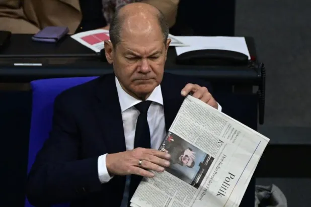 المستشار الألماني أولاف شولتس (أ.ف.ب)