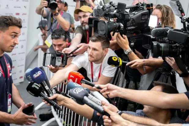 نجم سويسرا شاكيري عشية مباراة البرتغال (أ.ف.ب)